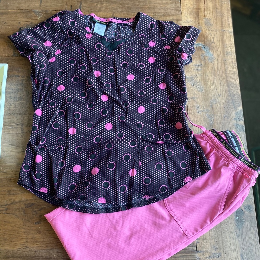 Heart and Soul scrub set